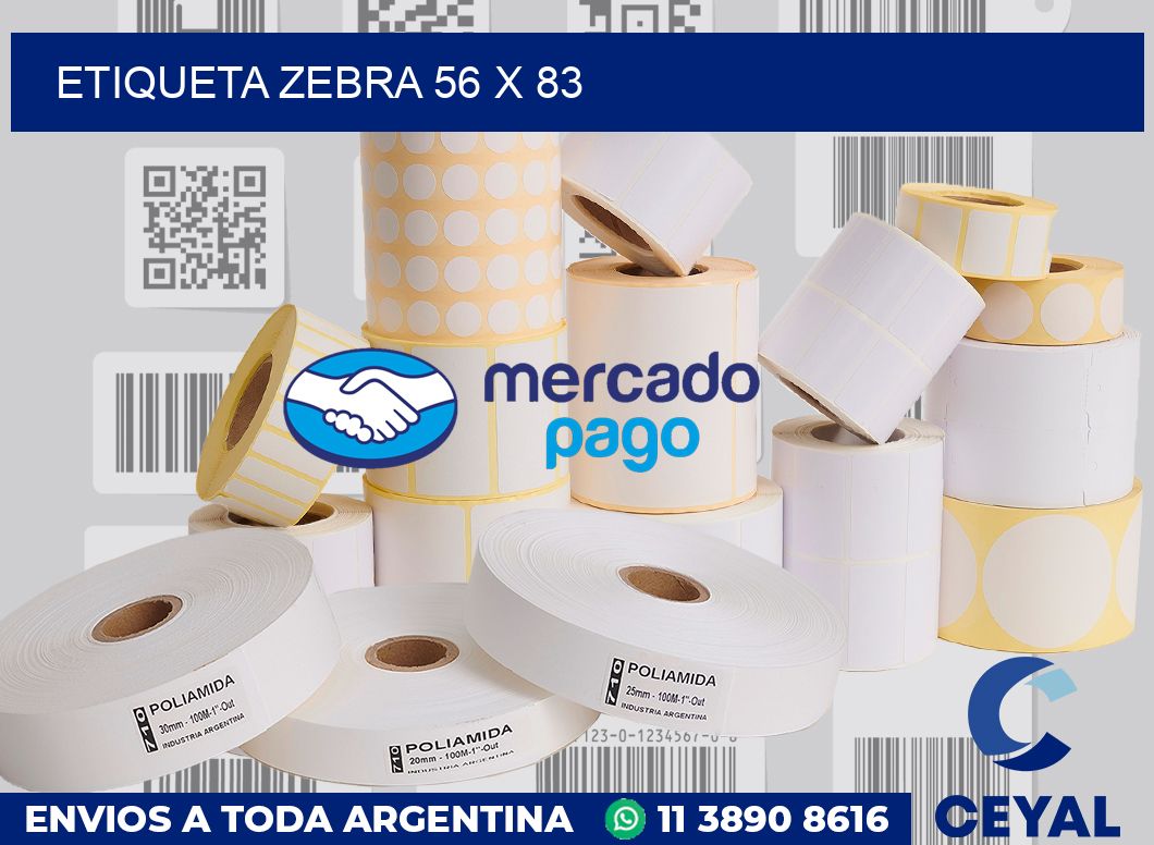 etiqueta zebra 56 x 83