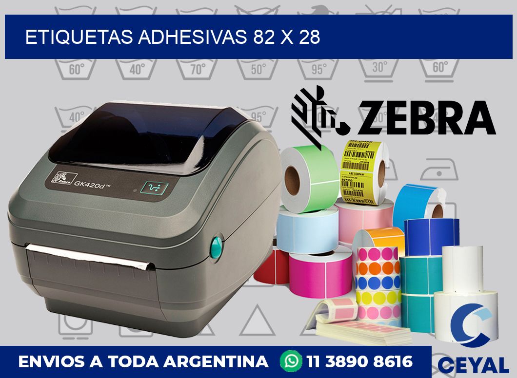 etiquetas adhesivas 82 x 28