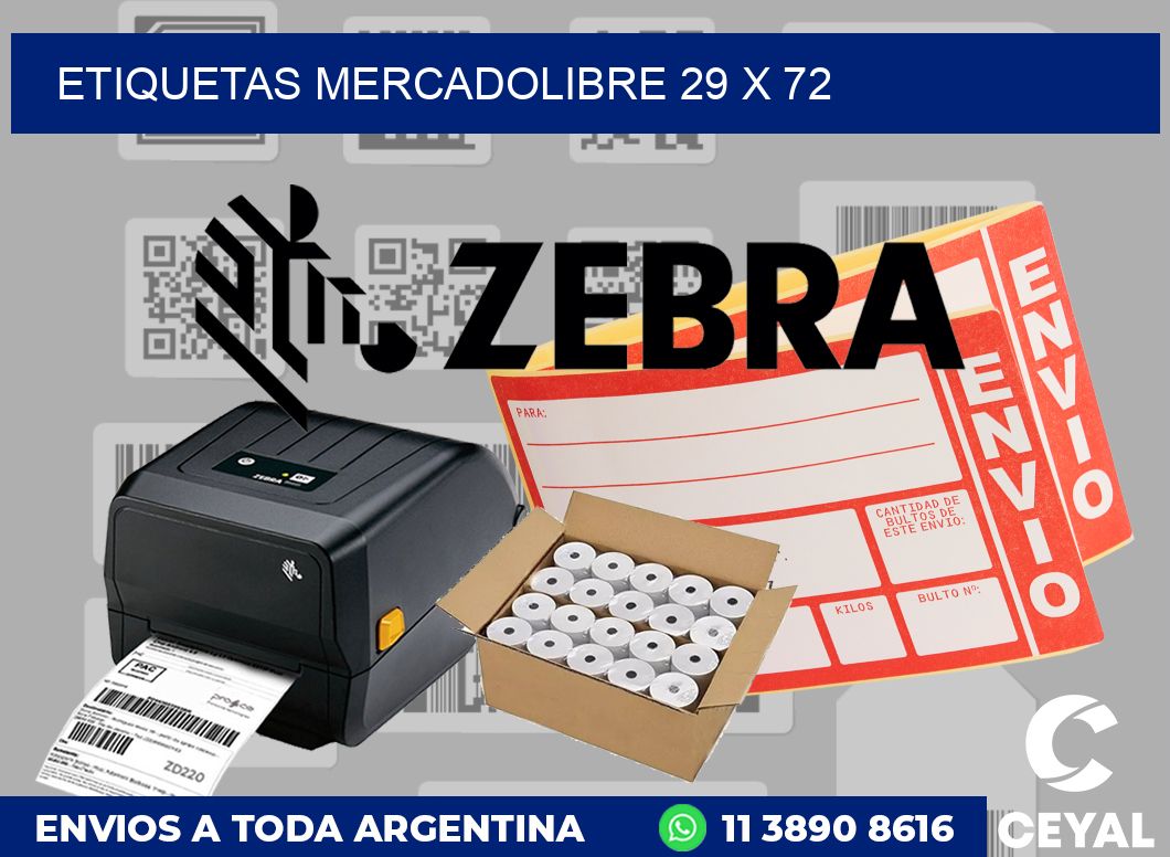 etiquetas mercadolibre 29 x 72