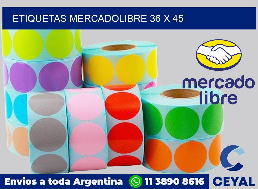 etiquetas mercadolibre 36 x 45