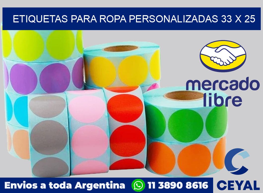 etiquetas para ropa personalizadas 33 x 25