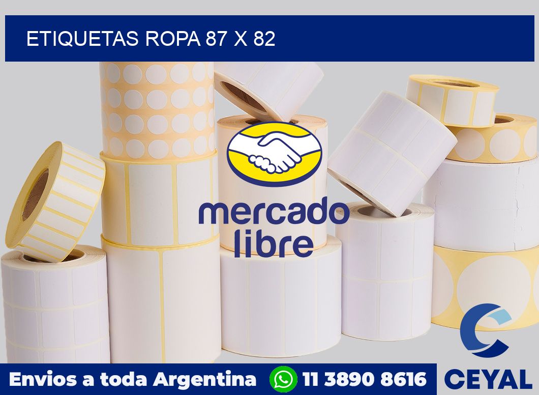 etiquetas ropa 87 x 82