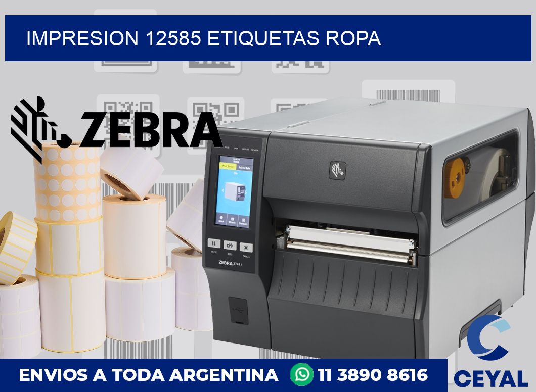 impresion 12585 etiquetas ropa