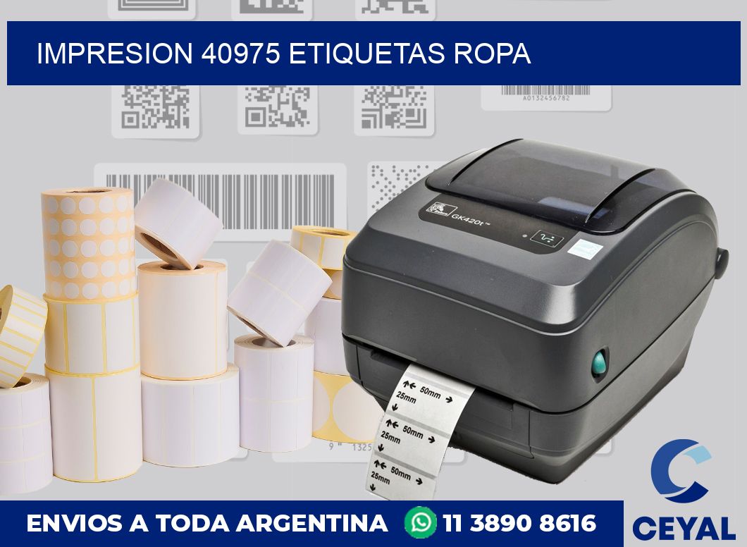impresion 40975 etiquetas ropa