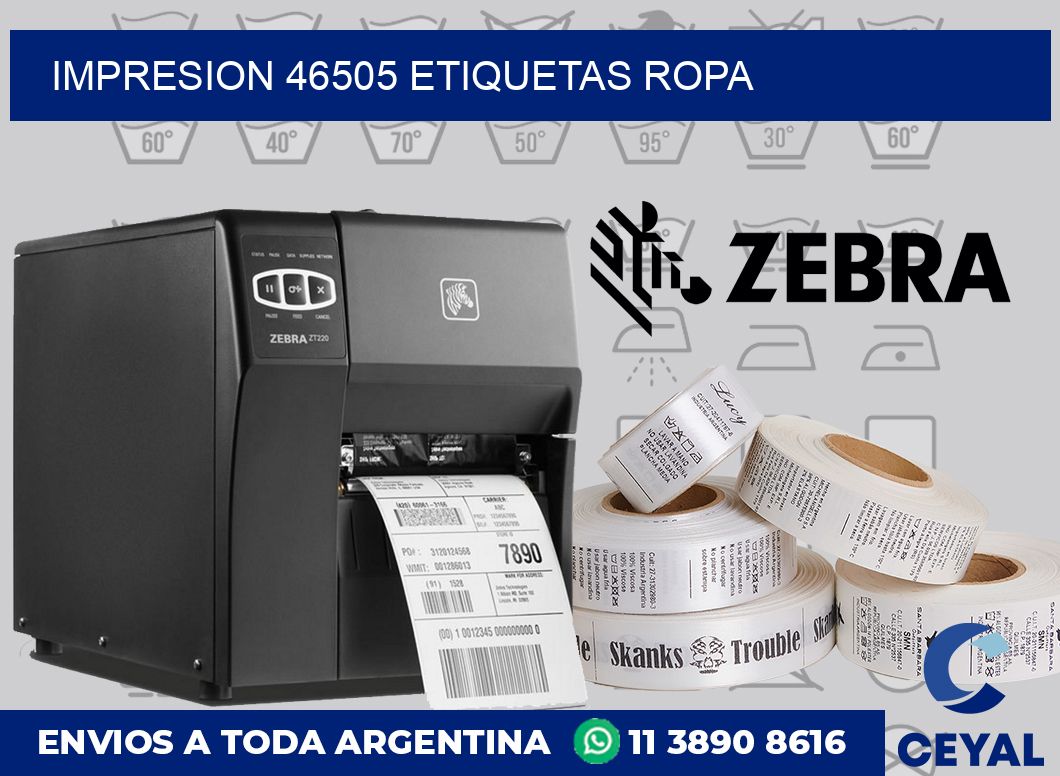 impresion 46505 etiquetas ropa