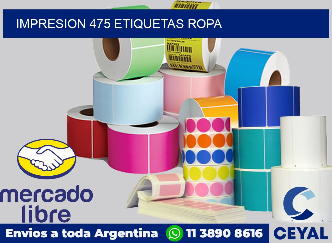 impresion 475 etiquetas ropa