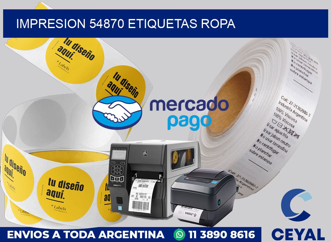 impresion 54870 etiquetas ropa