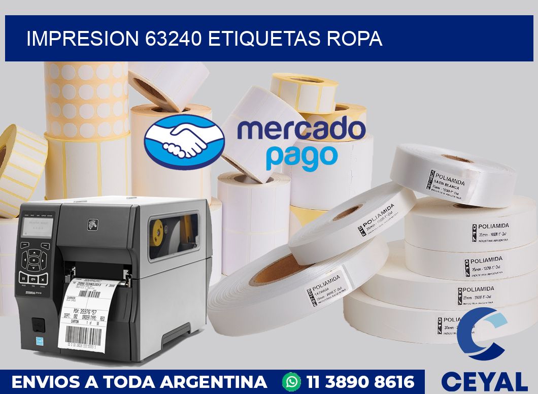 impresion 63240 etiquetas ropa