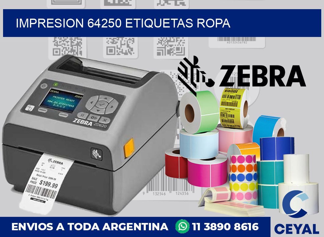 impresion 64250 etiquetas ropa