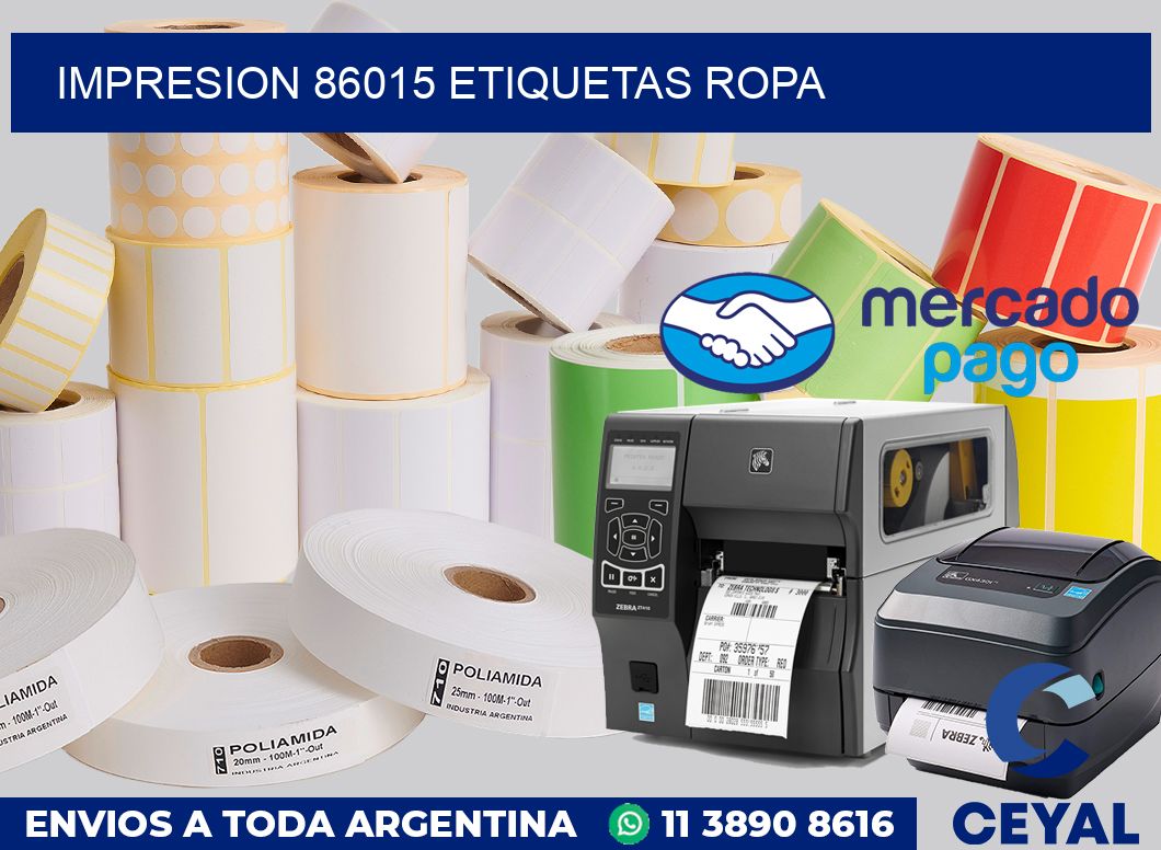 impresion 86015 etiquetas ropa