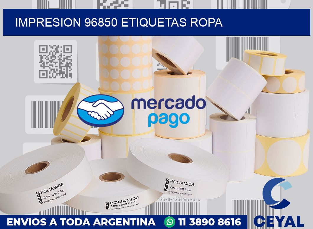 impresion 96850 etiquetas ropa