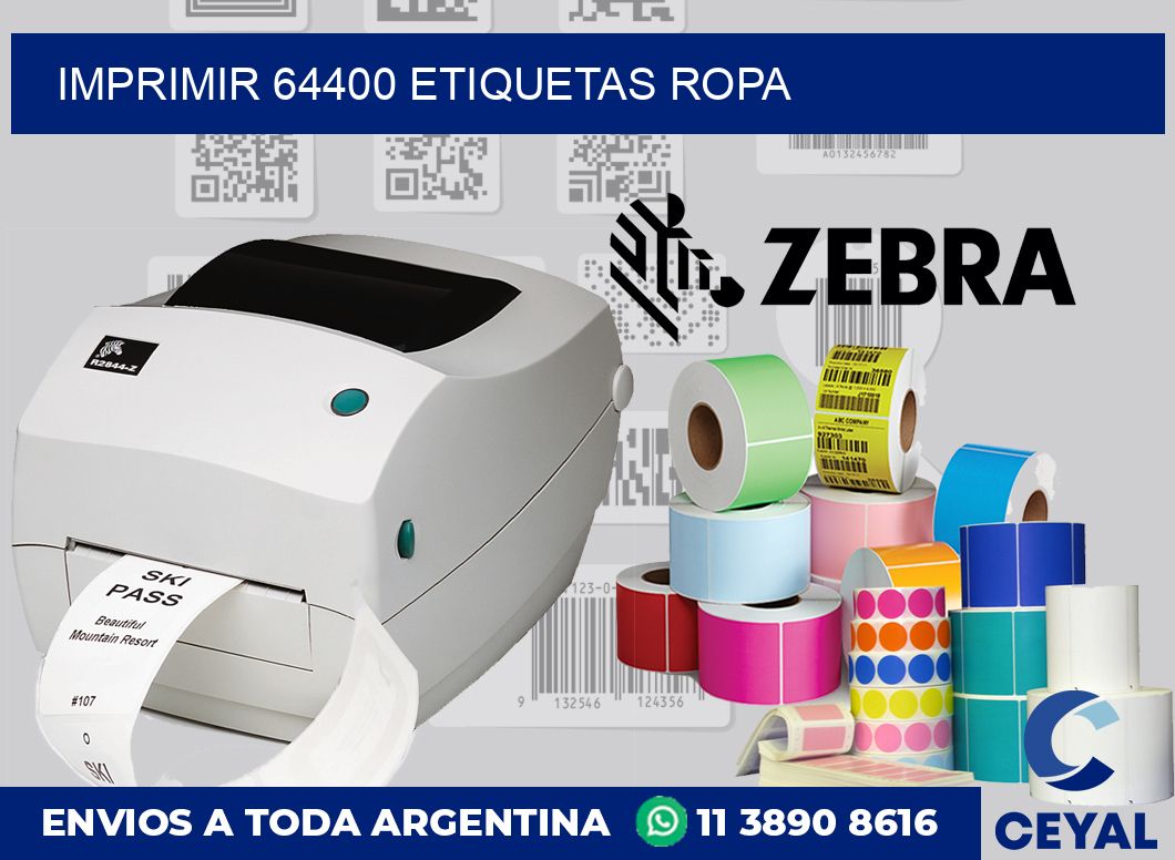 imprimir 64400 etiquetas ropa