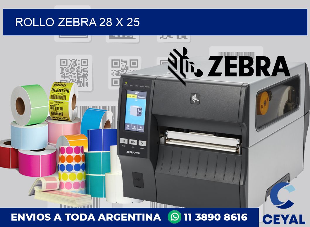 rollo zebra 28 x 25