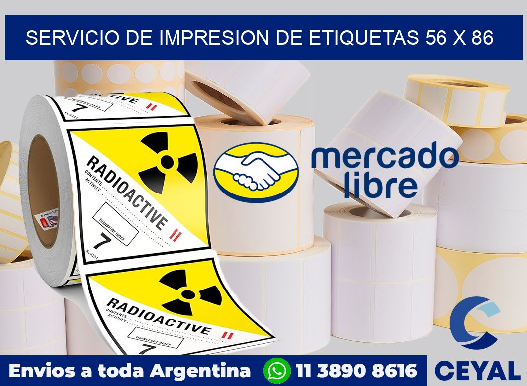 servicio de impresion de etiquetas 56 x 86