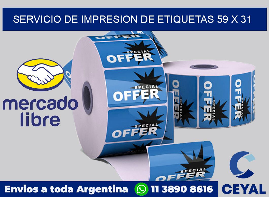 servicio de impresion de etiquetas 59 x 31