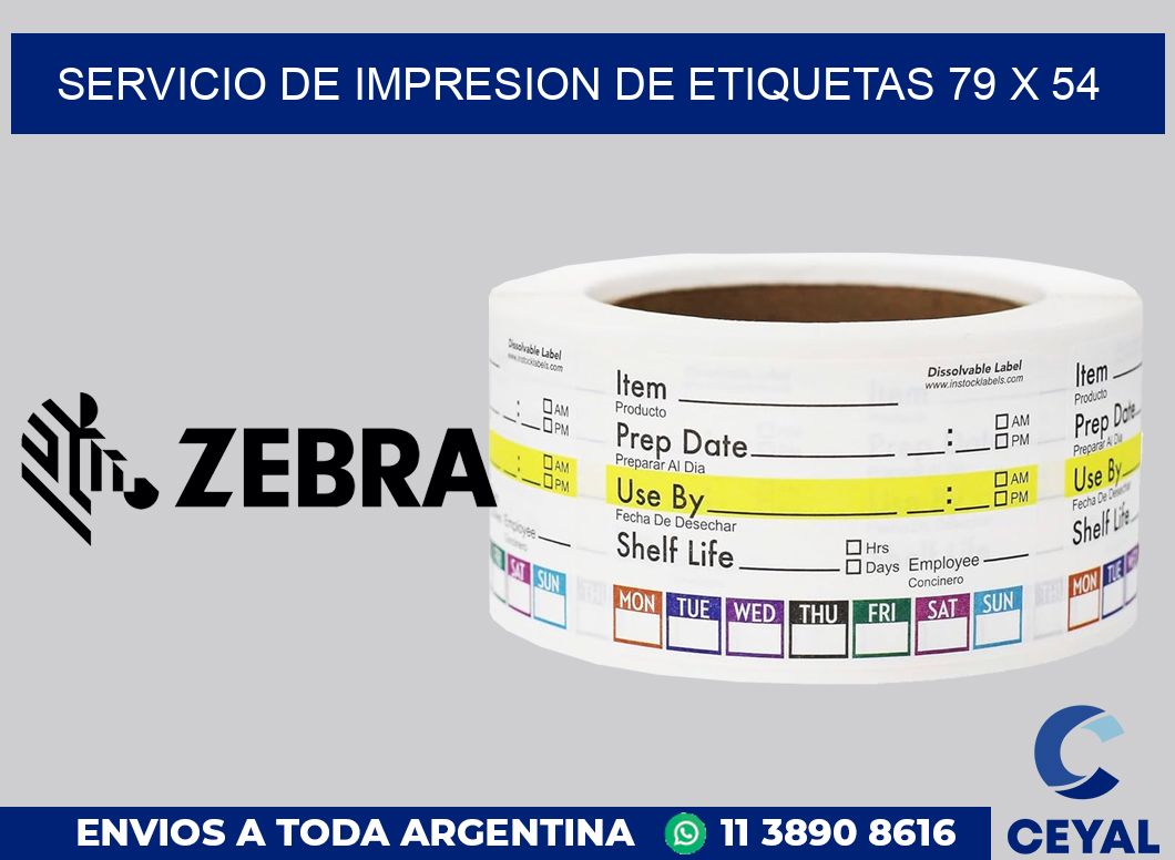 servicio de impresion de etiquetas 79 x 54