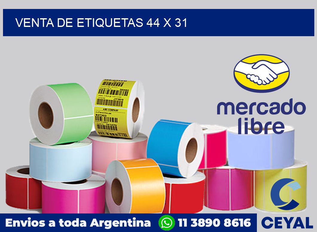 venta de etiquetas 44 x 31