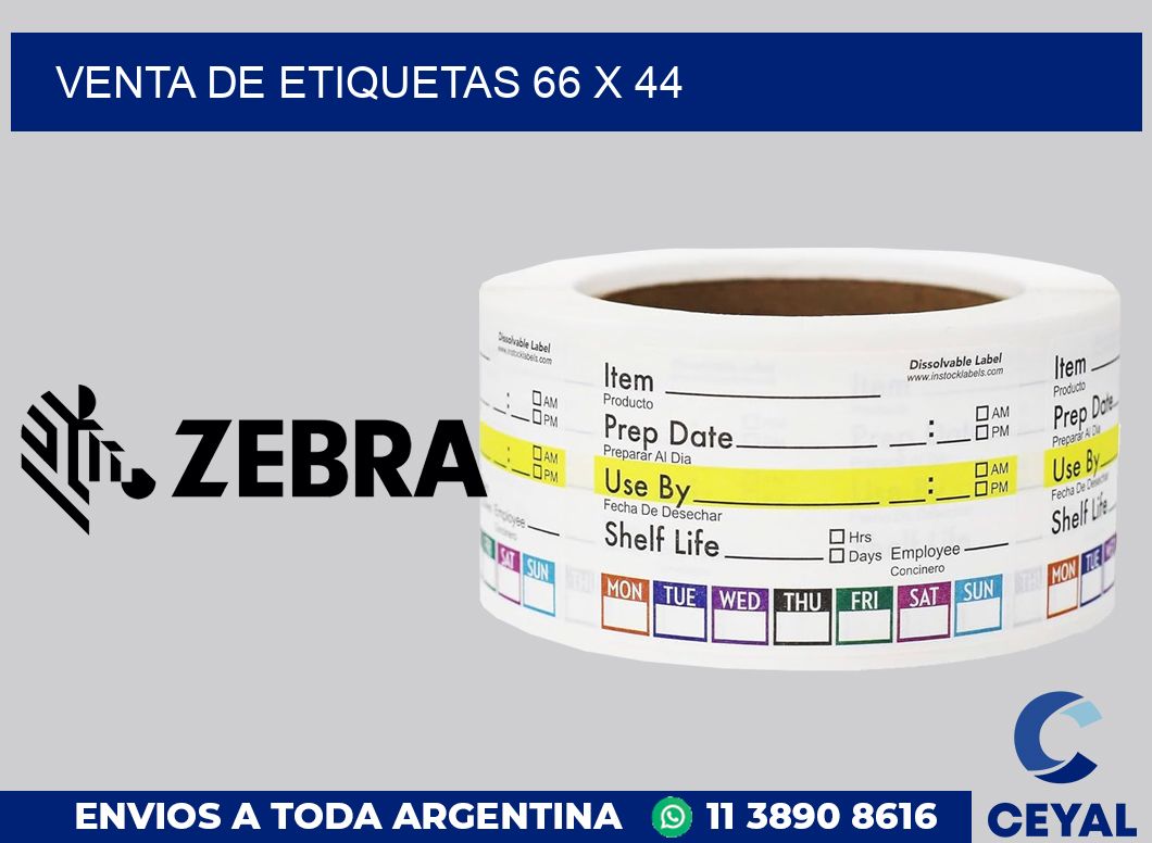 venta de etiquetas 66 x 44