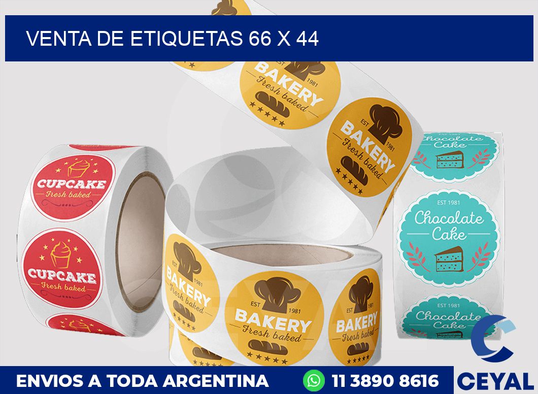 venta de etiquetas 66 x 44