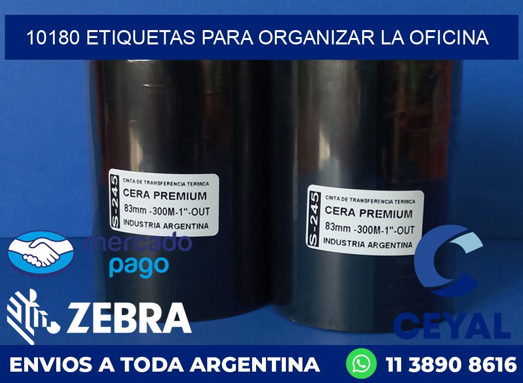 10180 ETIQUETAS PARA ORGANIZAR LA OFICINA