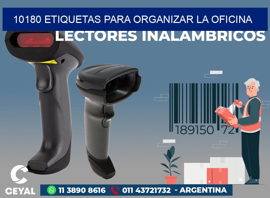10180 ETIQUETAS PARA ORGANIZAR LA OFICINA