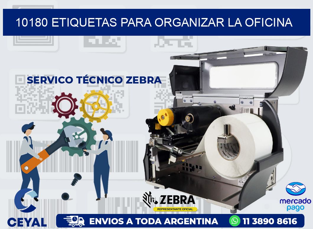 10180 ETIQUETAS PARA ORGANIZAR LA OFICINA