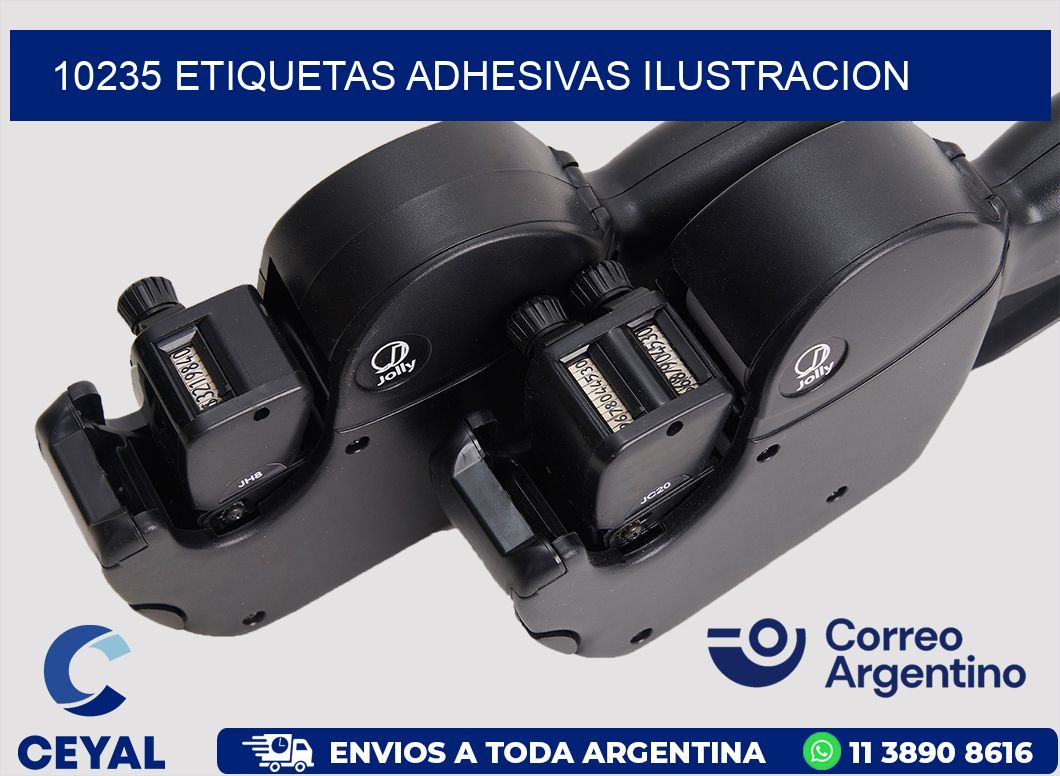 10235 ETIQUETAS ADHESIVAS ILUSTRACION