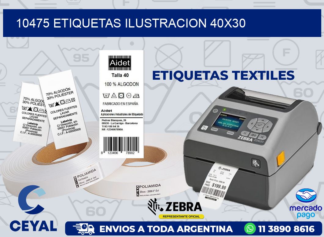 10475 ETIQUETAS ILUSTRACION 40X30