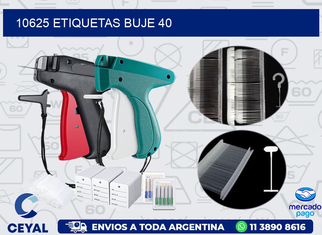 10625 ETIQUETAS BUJE 40