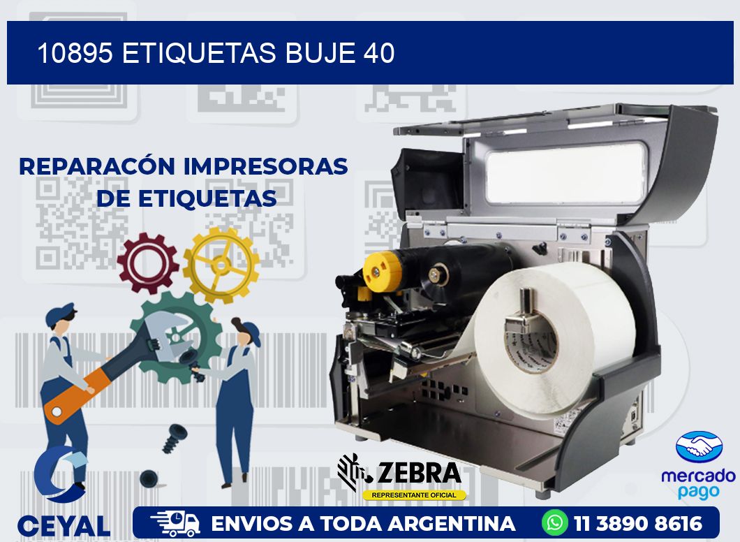 10895 ETIQUETAS BUJE 40
