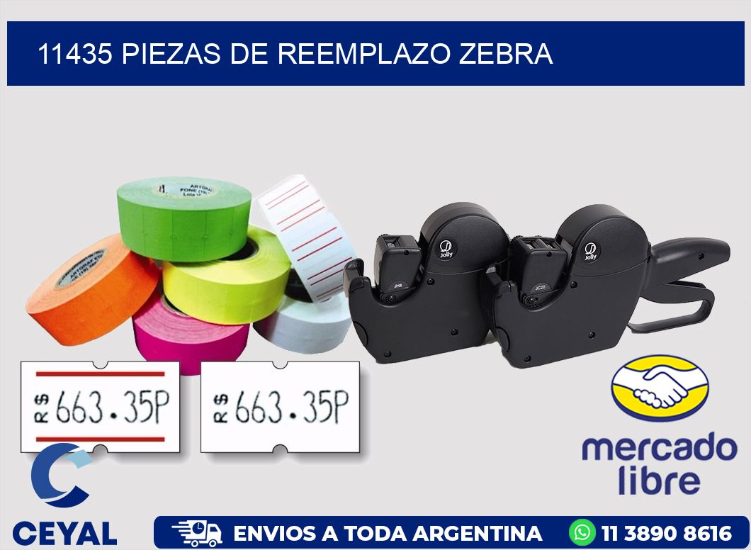 11435 PIEZAS DE REEMPLAZO ZEBRA
