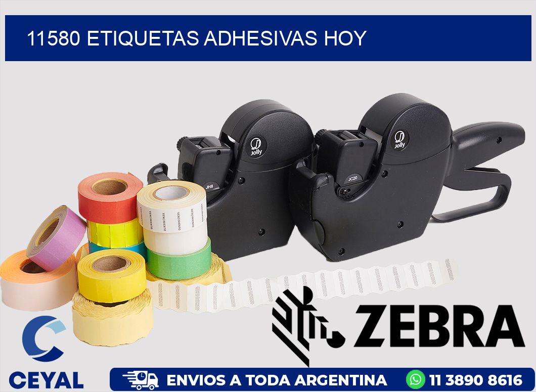 11580 ETIQUETAS ADHESIVAS HOY