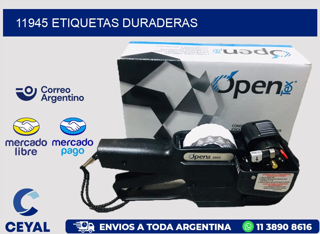 11945 ETIQUETAS DURADERAS