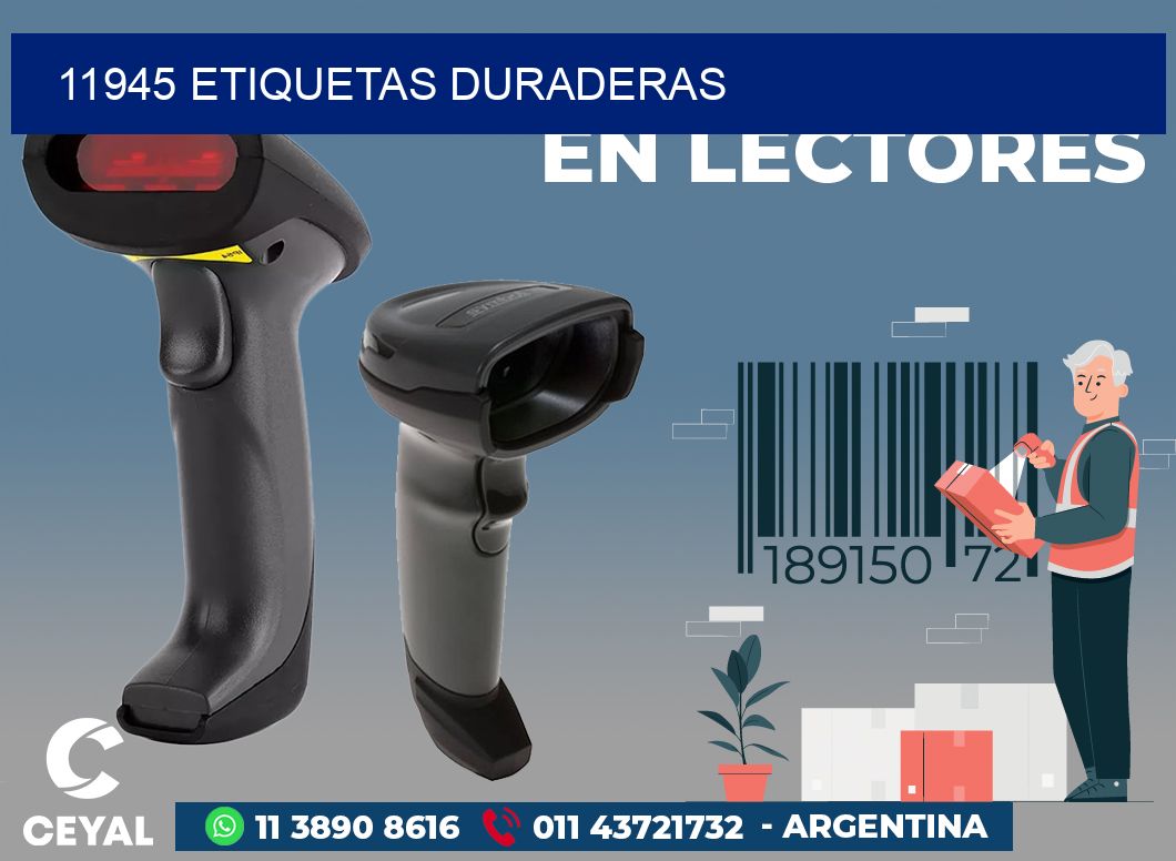11945 ETIQUETAS DURADERAS