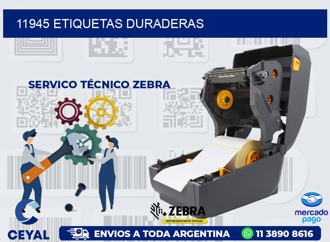 11945 ETIQUETAS DURADERAS