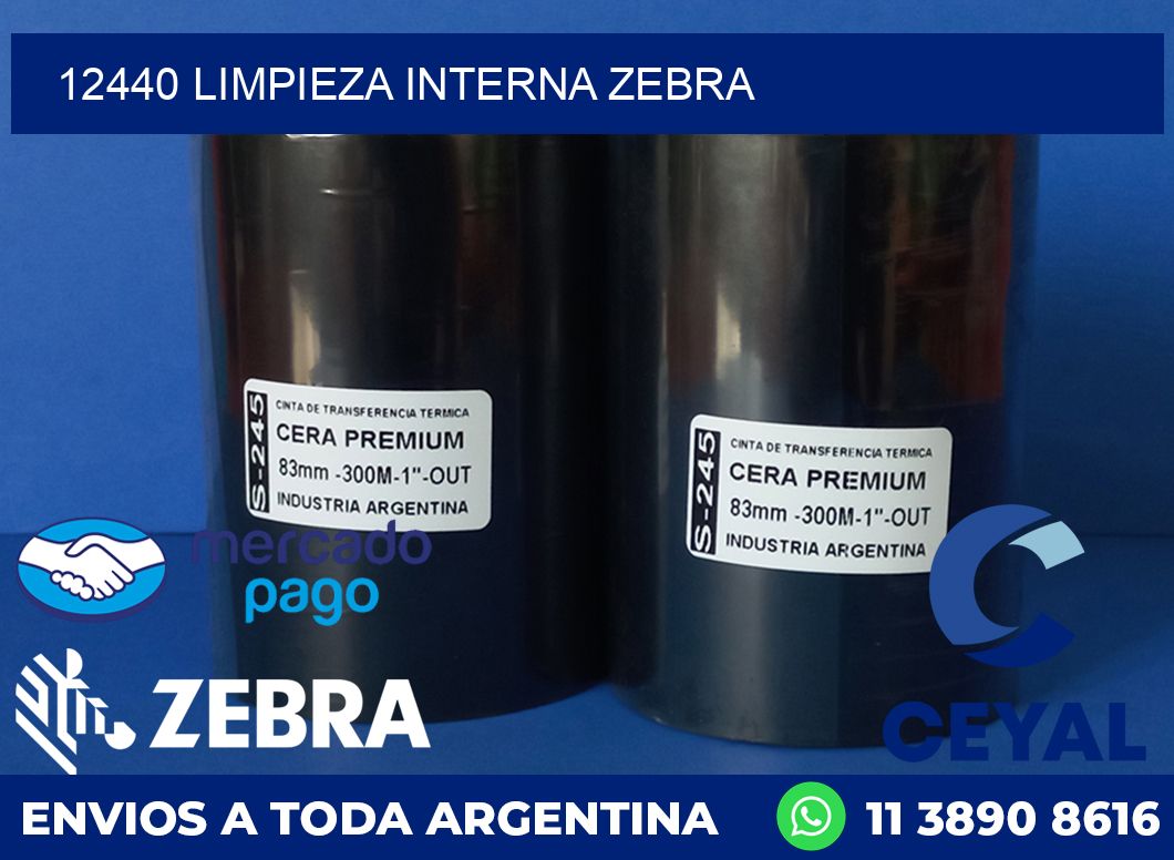 12440 LIMPIEZA INTERNA ZEBRA