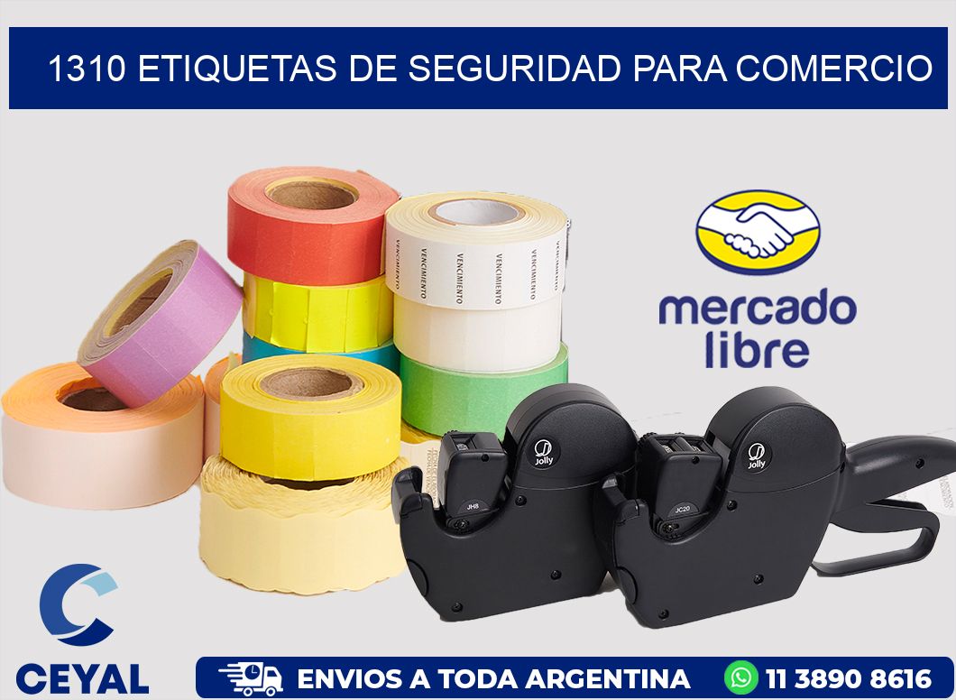 1310 ETIQUETAS DE SEGURIDAD PARA COMERCIO
