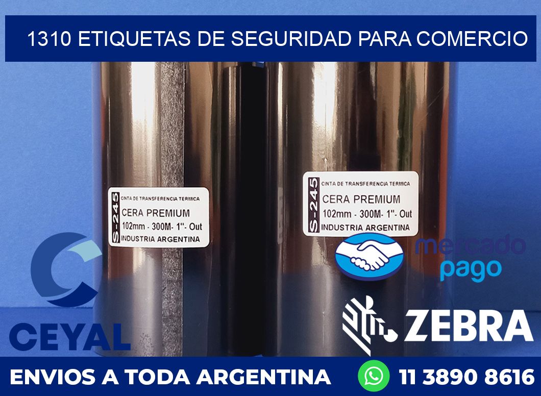 1310 ETIQUETAS DE SEGURIDAD PARA COMERCIO