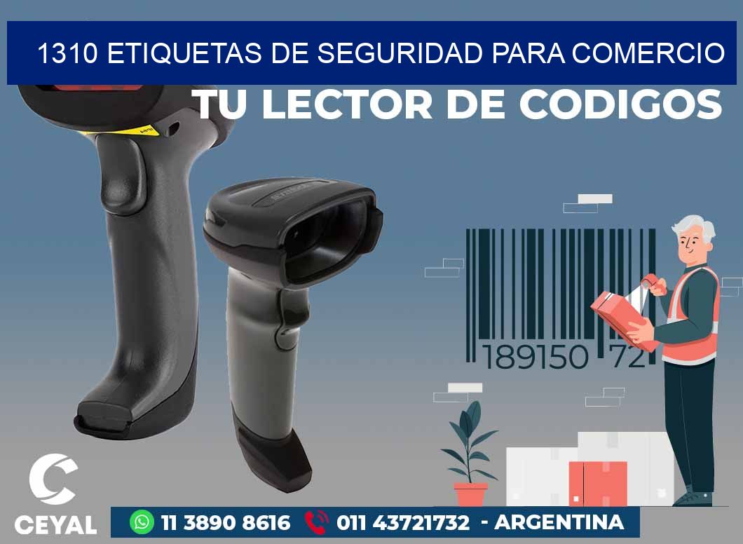 1310 ETIQUETAS DE SEGURIDAD PARA COMERCIO