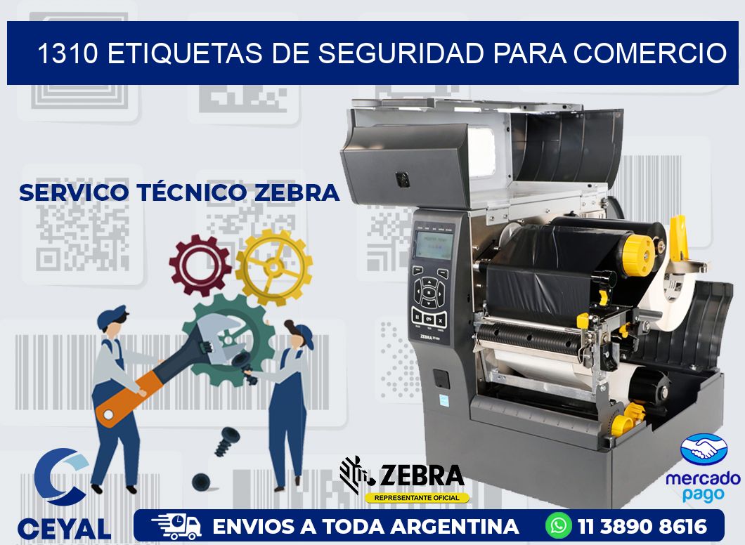 1310 ETIQUETAS DE SEGURIDAD PARA COMERCIO