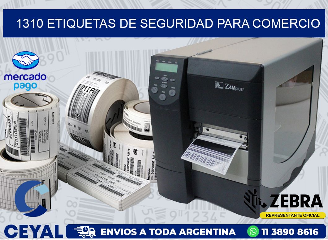 1310 ETIQUETAS DE SEGURIDAD PARA COMERCIO