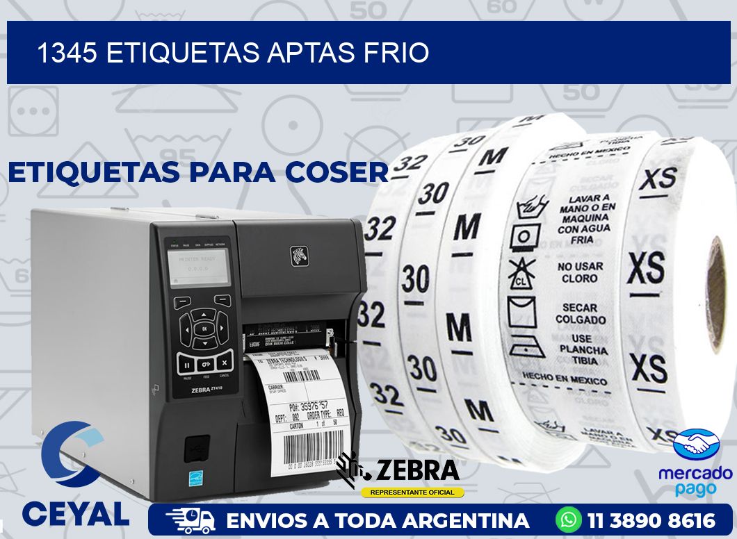 1345 ETIQUETAS APTAS FRIO