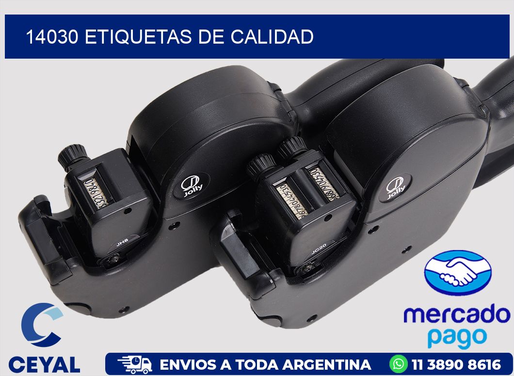 14030 ETIQUETAS DE CALIDAD