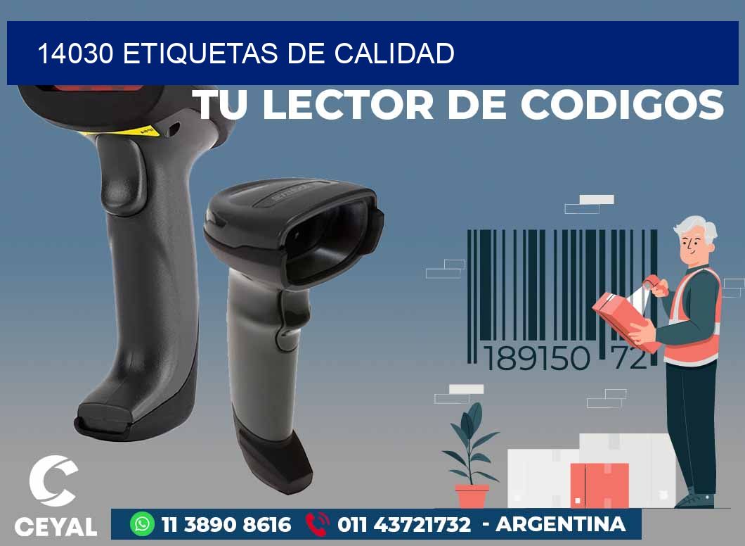 14030 ETIQUETAS DE CALIDAD