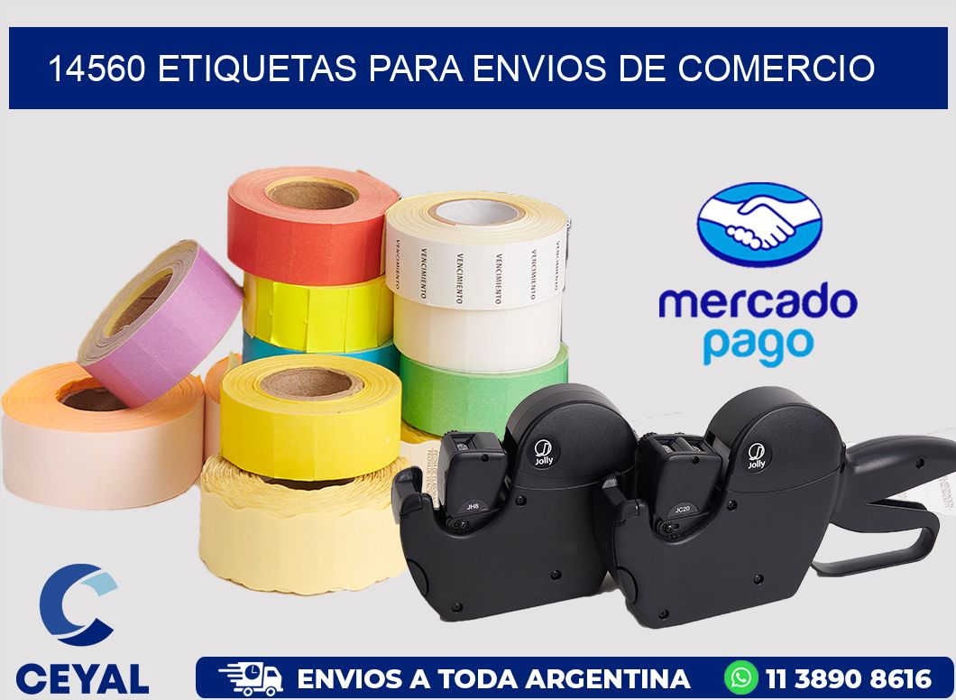 14560 ETIQUETAS PARA ENVIOS DE COMERCIO