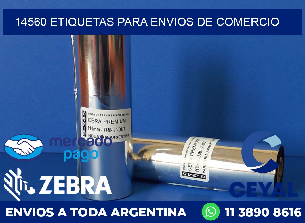 14560 ETIQUETAS PARA ENVIOS DE COMERCIO