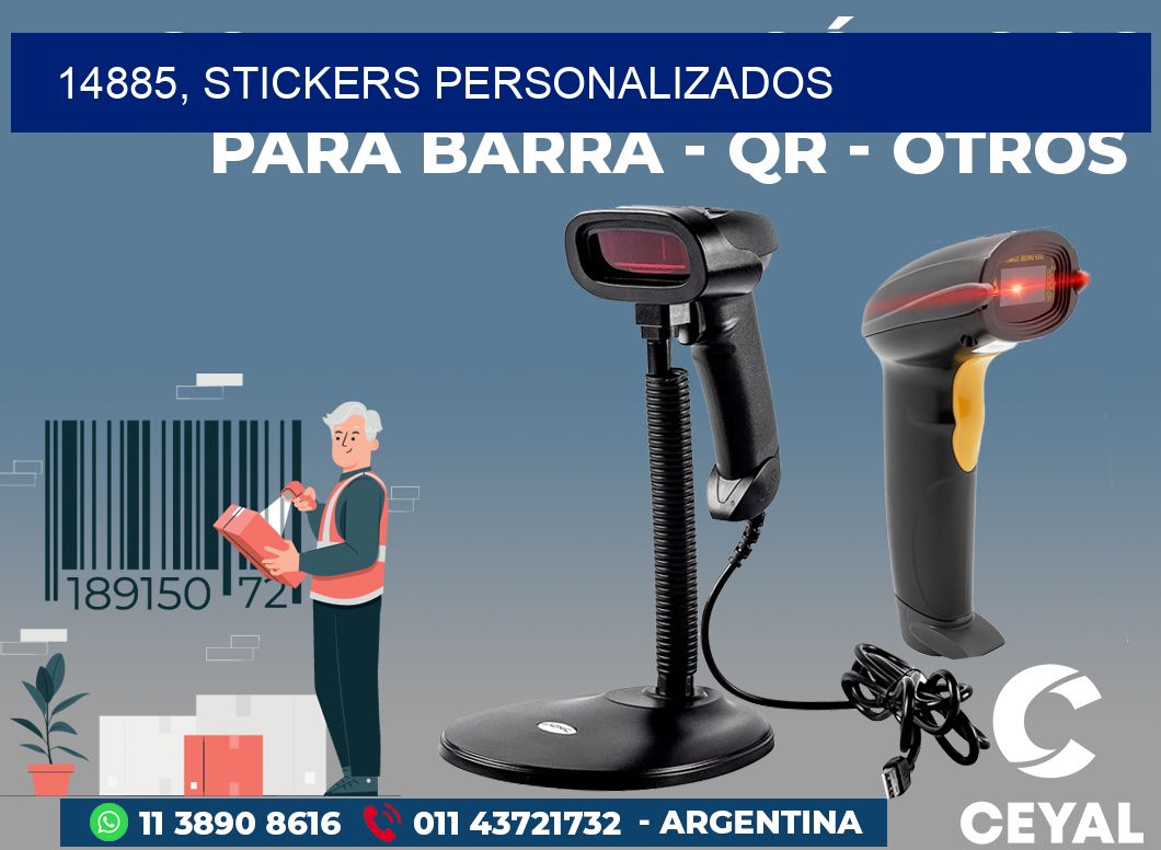 14885, stickers personalizados