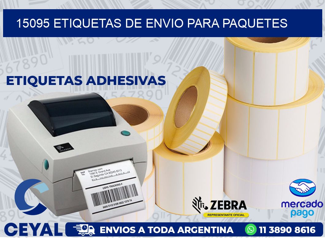 15095 ETIQUETAS DE ENVIO PARA PAQUETES