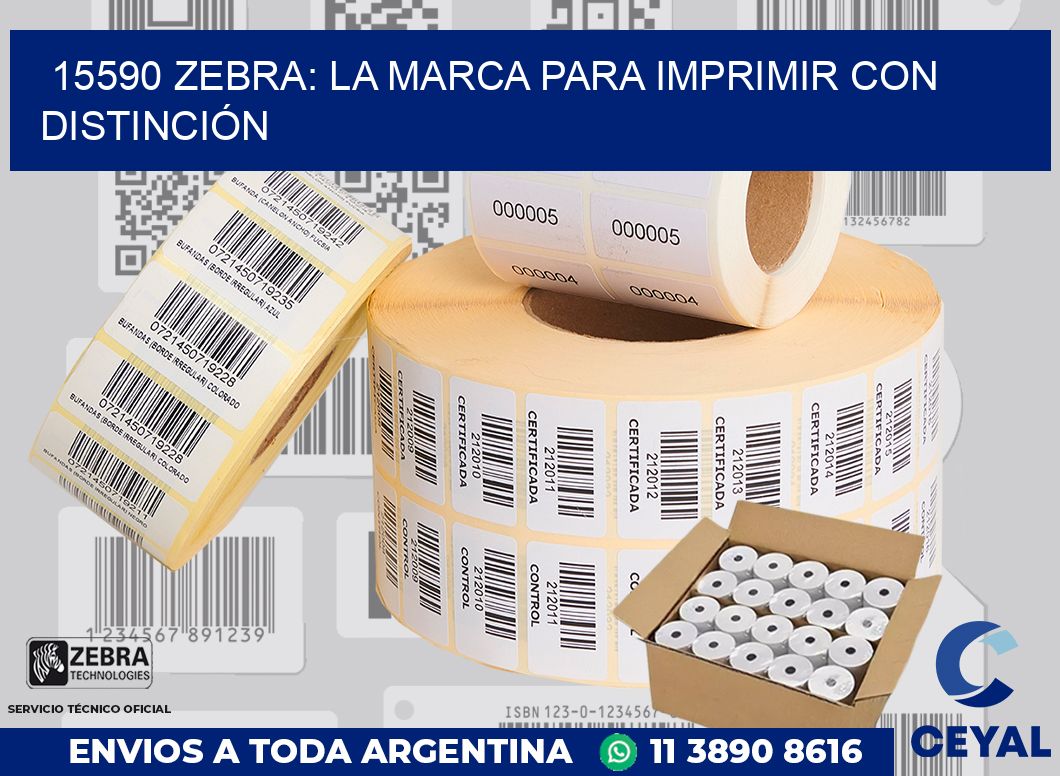 15590 ZEBRA: LA MARCA PARA IMPRIMIR CON DISTINCIÓN