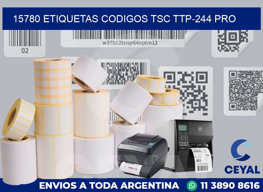 15780 ETIQUETAS CODIGOS TSC TTP-244 PRO